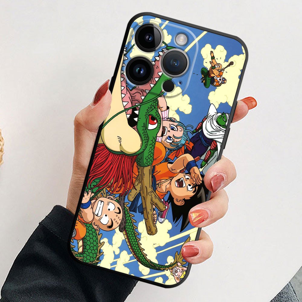 New arrival anime character drop-proof wear-resistant black mobile phone case