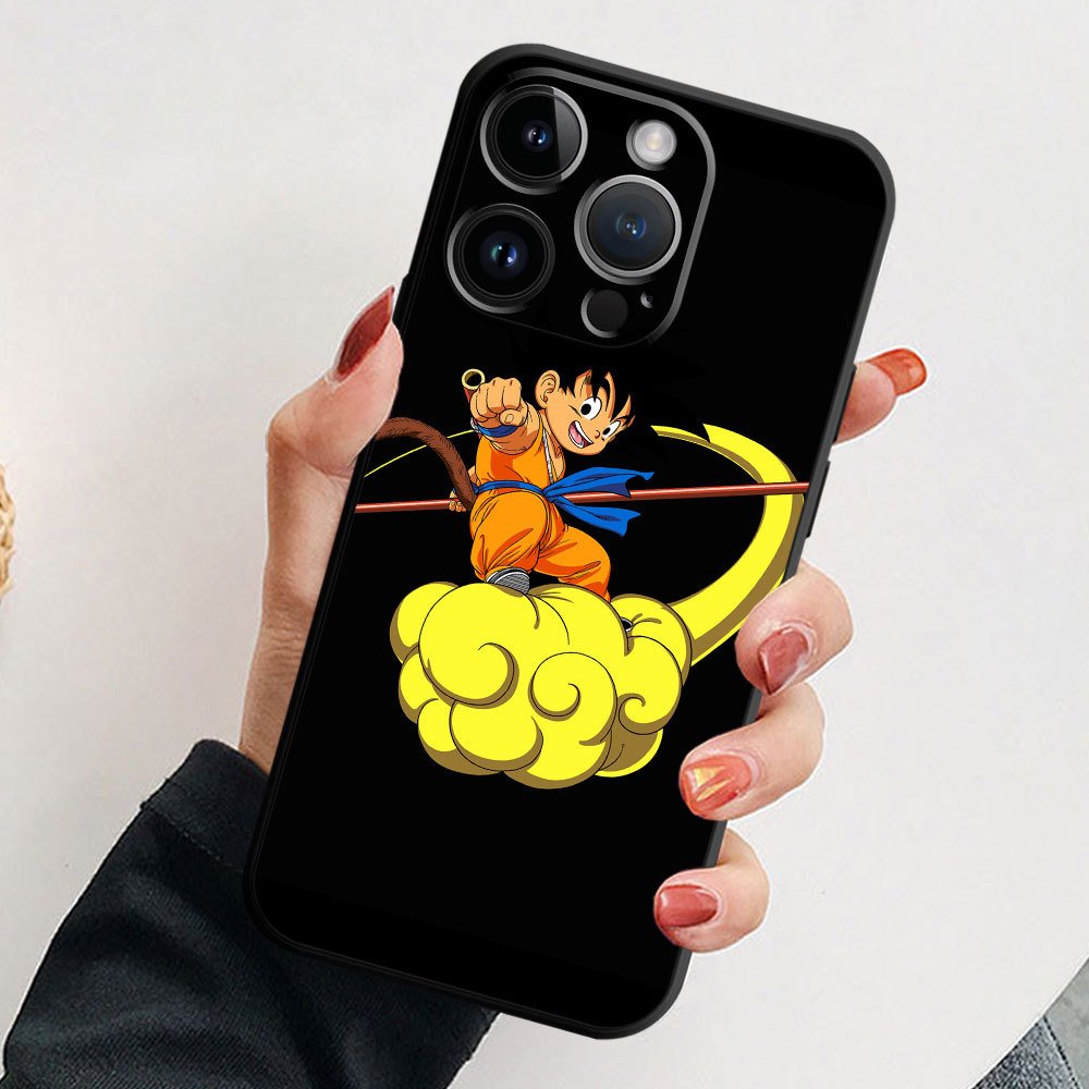 New arrival anime character drop-proof wear-resistant black mobile phone case