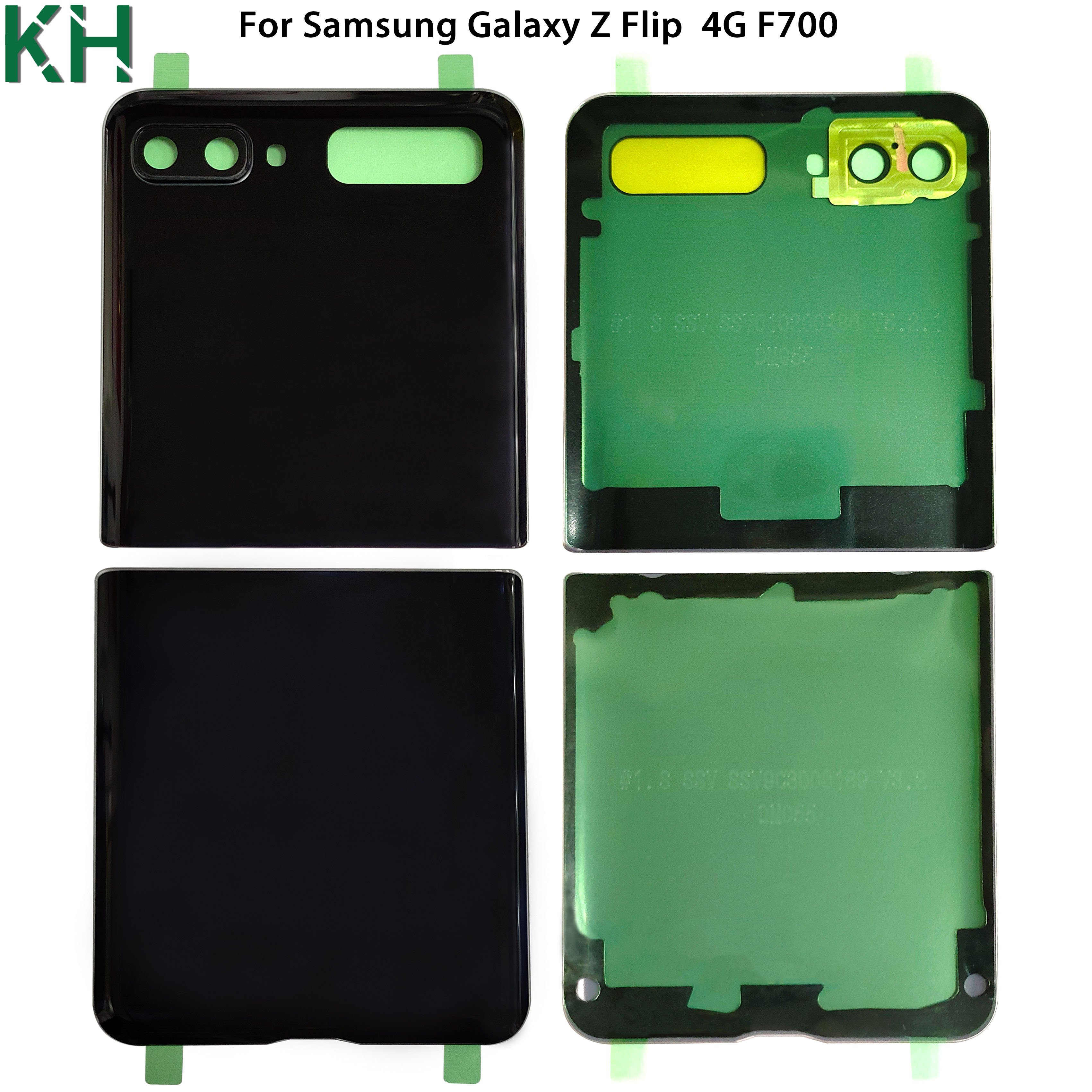 Replacement Parts Phone Housing Rear Case Cover For Samsung Galaxy Z Flip 4G F700 With Camera Lens