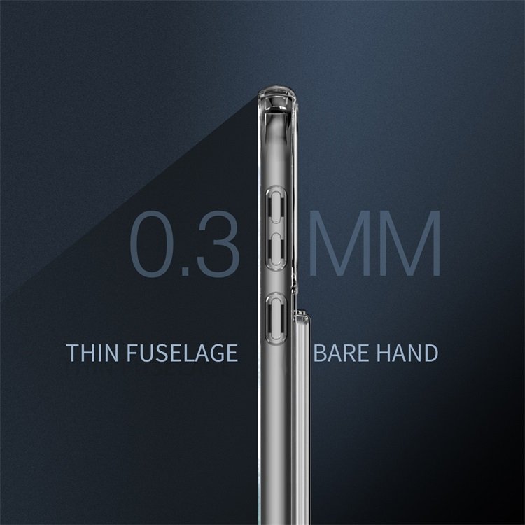 Mobile Phone Accessories Case Shockproof 1.5mm Transparent Cover Card Slot Purse Clear Phone Case for Samsung S23 Plus S24 Ultra
