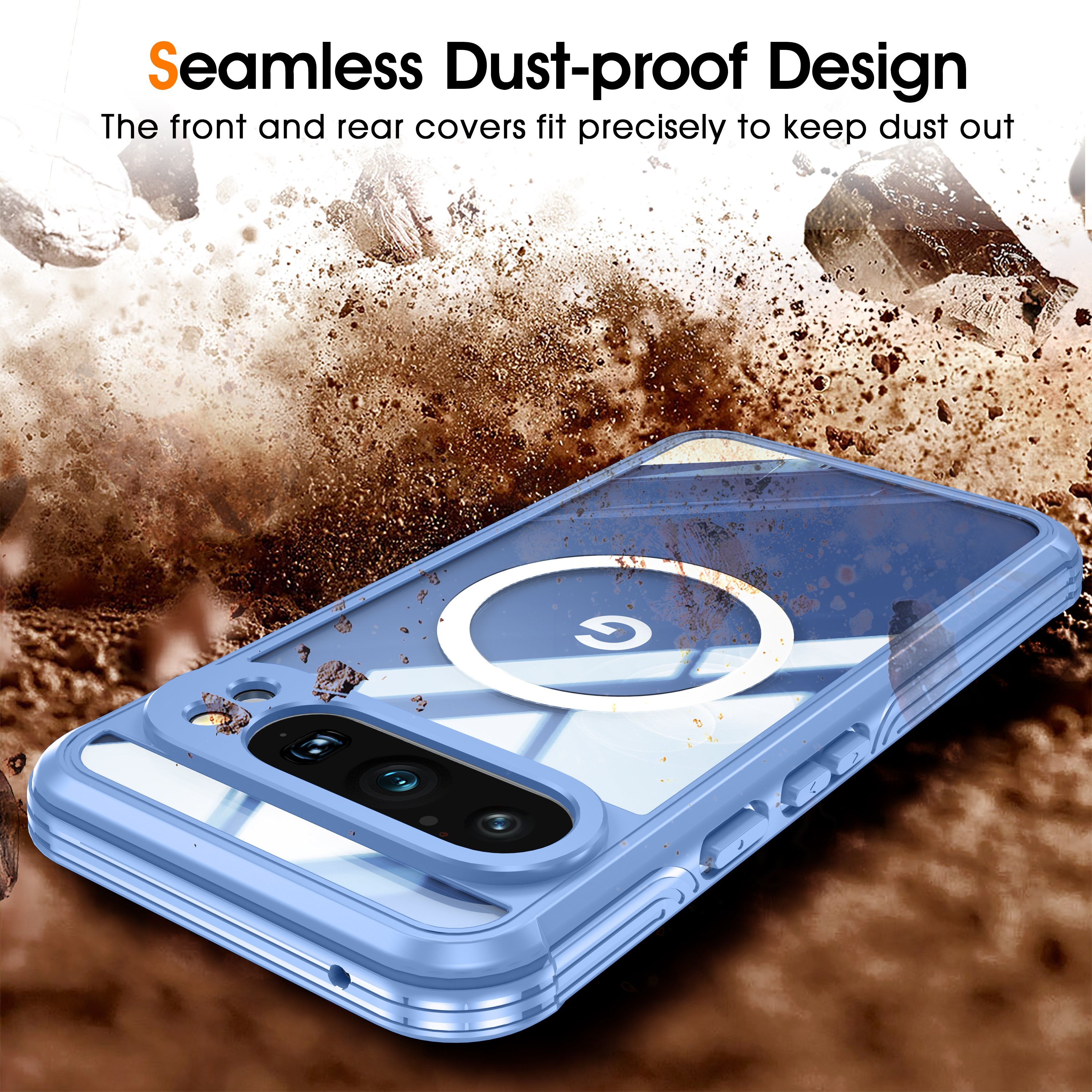High Facial Value Fashion Ultra Thin Transparent 360 Degree No Dead Angle Protection Anti drop Phone Case for GooglePixel 9ProXL