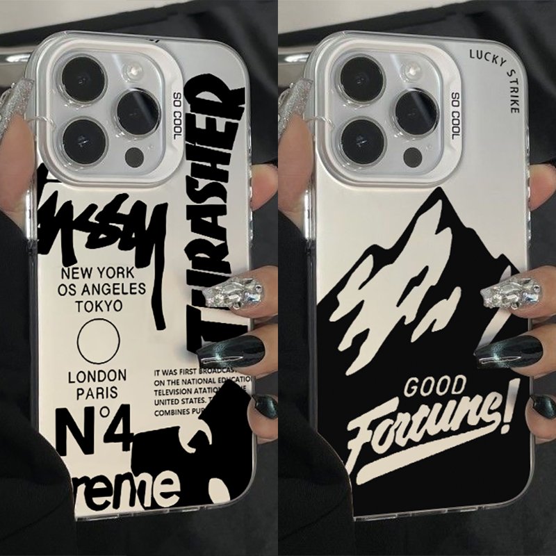 Luxury Phone Case for iPhone 15 14 13 12 11 Pro XR X Xs Max 8 7 Plus Frosted Silicone Cases Soft Back Cover