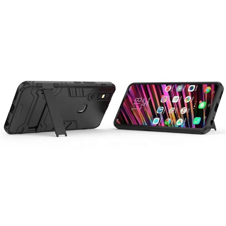 Mobile accessories Shockproof Back Cover for Vivo V15 Case with Kickstand Fundas para celulares