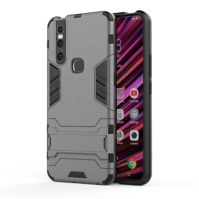Mobile accessories Shockproof Back Cover for Vivo V15 Case with Kickstand Fundas para celulares