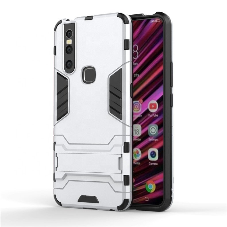 Mobile accessories Shockproof Back Cover for Vivo V15 Case with Kickstand Fundas para celulares
