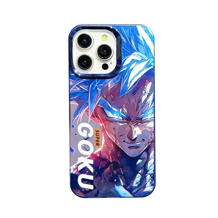 Cartoon Least IMD Print Super Goku Anime Mobile Phone Case For iphone 16 15 pro max 14 13 12 11 pro OEM Custom Back Cover Shell