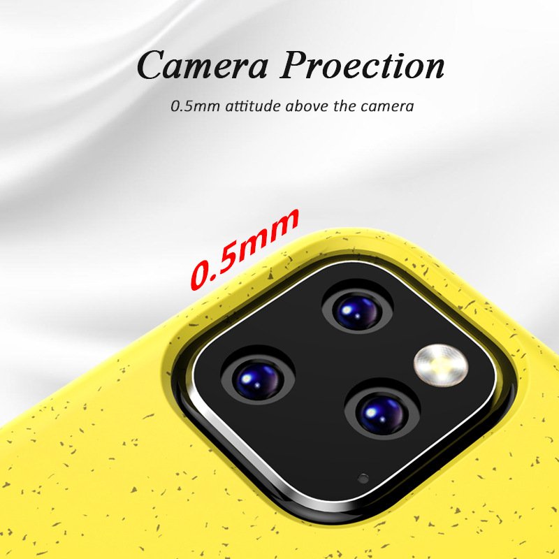 Eco-Friendly Natural Wheat Straw Recycle Phone Case Biodegradable For iphone 13 pro max phone case