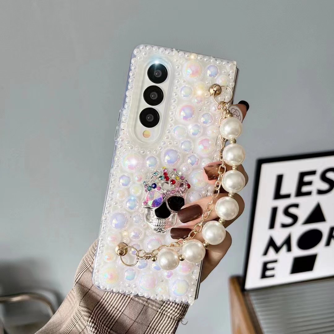 New Arrival Luxury 3D Diamond Handmade Series Mobile Phone Case For Samsung Z Fold 5 4 3 2 Case