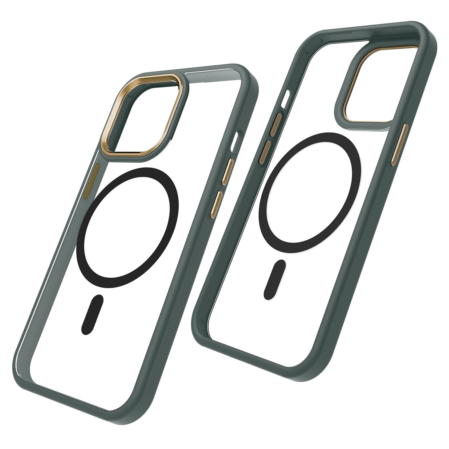 Hot sell Clear TPU Magnetic Metal Ring Luxury Phone Case For iPhone 16 Pro Max Shockproof Magnet Mobile Phone case For iPhone 15