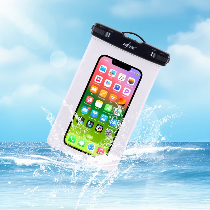 Custom Transparent TPU Phone Waterproof Mobile Phone Bag Waterproof Phone pouch Cases For Travel Swimming Beach