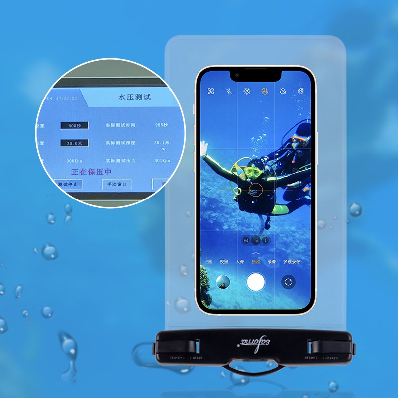 Custom Transparent TPU Phone Waterproof Mobile Phone Bag Waterproof Phone pouch Cases For Travel Swimming Beach