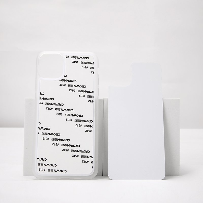 sublimation 2 in 1 phone case Custom tpu pc 2d Soft plastic cell phone case sublimation blanks cover for iPhone 16 pro max