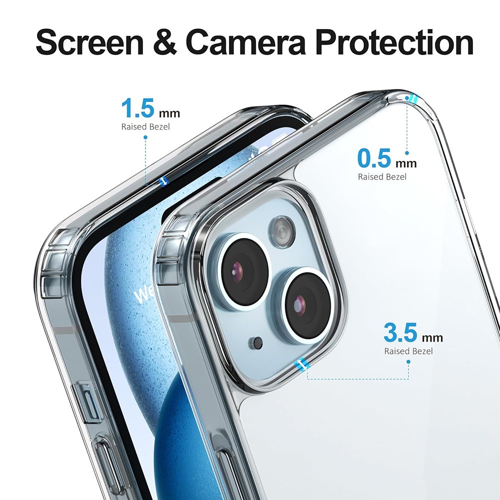 clear phone case Transparent TPU Hard PC mobile phone case For iPhone 14 plus 14 Pro Max