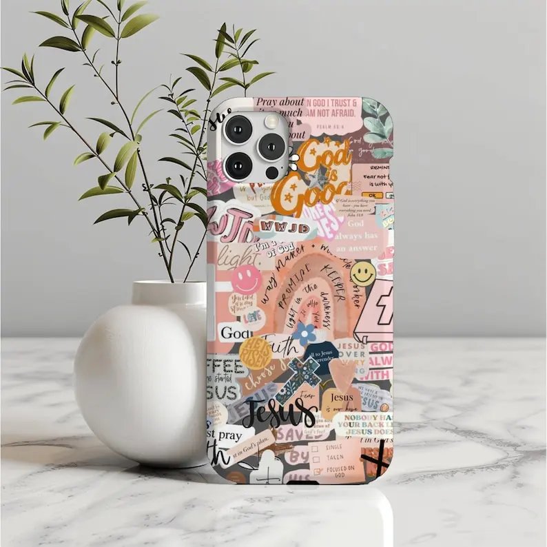Pink Collage Aesthetics Phone Case for IPHONE 15PRO MAX 14 13 12 11 PRO Plus 15pro Acrylic TPU Two in One Mobile Phone Cases