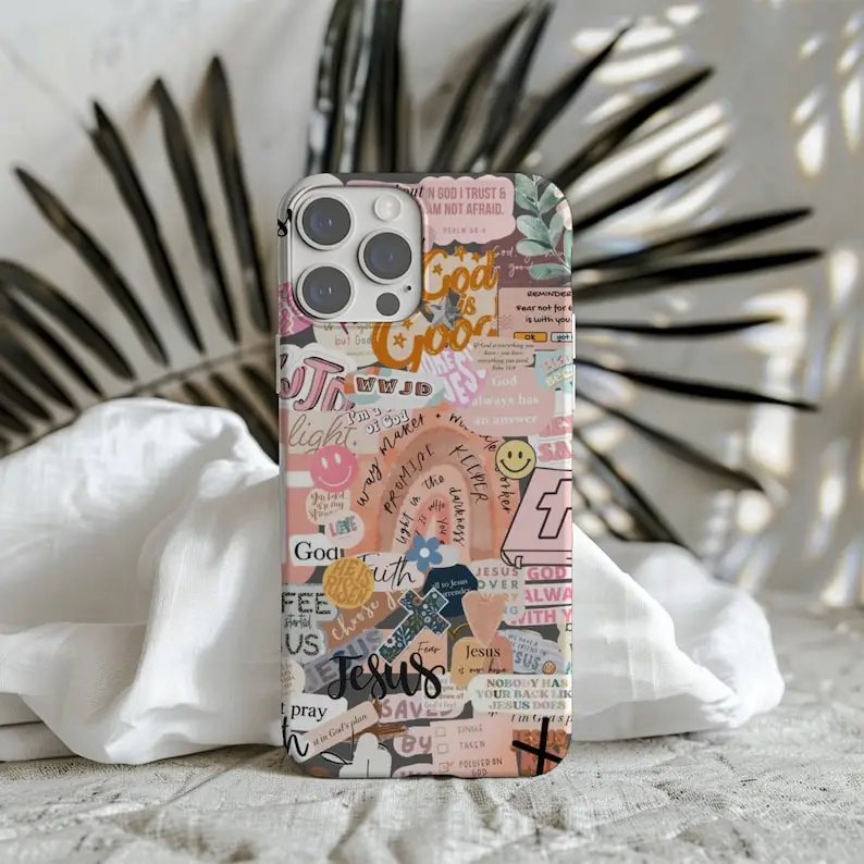 Pink Collage Aesthetics Phone Case for IPHONE 15PRO MAX 14 13 12 11 PRO Plus 15pro Acrylic TPU Two in One Mobile Phone Cases