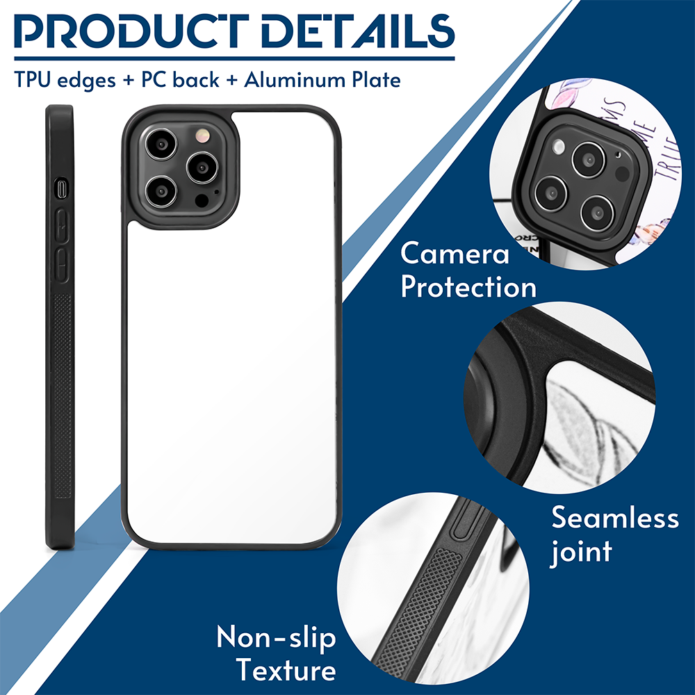 Wholesale 3d 2d Pc Tpu Clear Hard Blank Sublimation Cell Phone Case For Iphone 12 13 14 15 16 Mobile Smartphone Custom Case