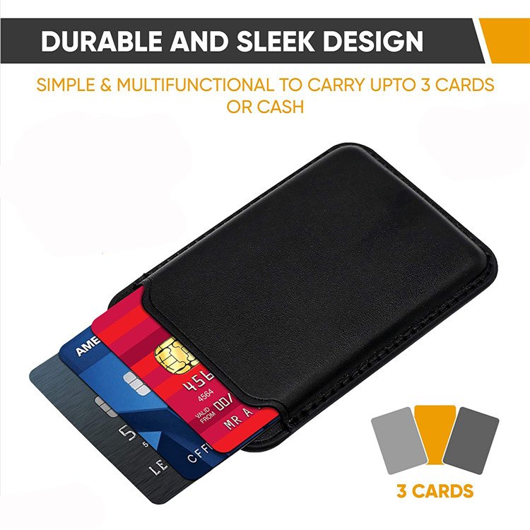 23 Strong Magnets Custom Logo PU Leather Card Holder Phone Magnetic Wallet for iPhone 16 Pro Max 15 14 13 12 Mag Cases Men Women