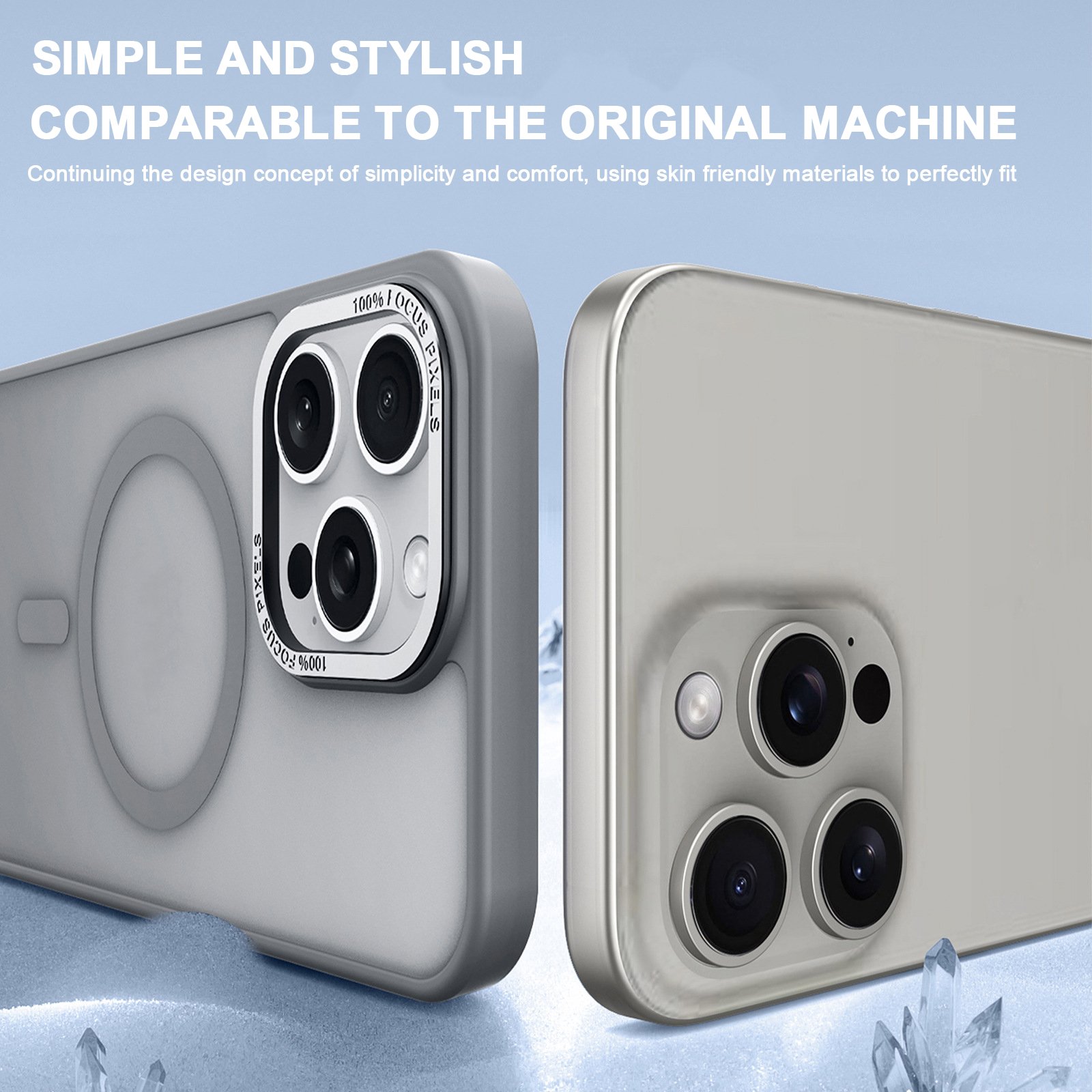 for iPhone 16 15 pro max wholesale frosted matte tpu pc translucent magnetic wireless charging full protection mobile phone case