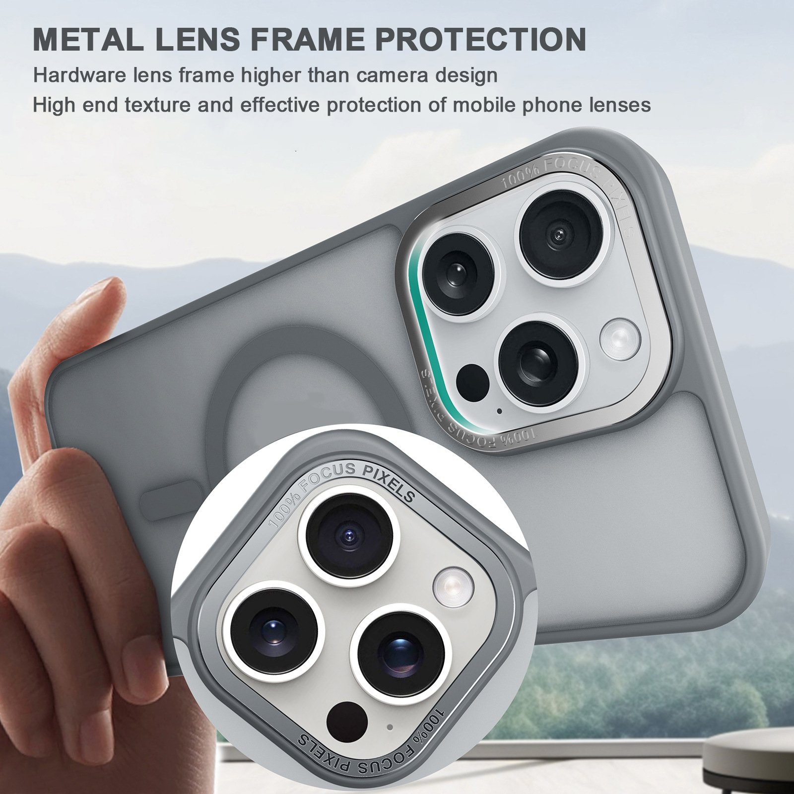 for iPhone 16 15 pro max wholesale frosted matte tpu pc translucent magnetic wireless charging full protection mobile phone case