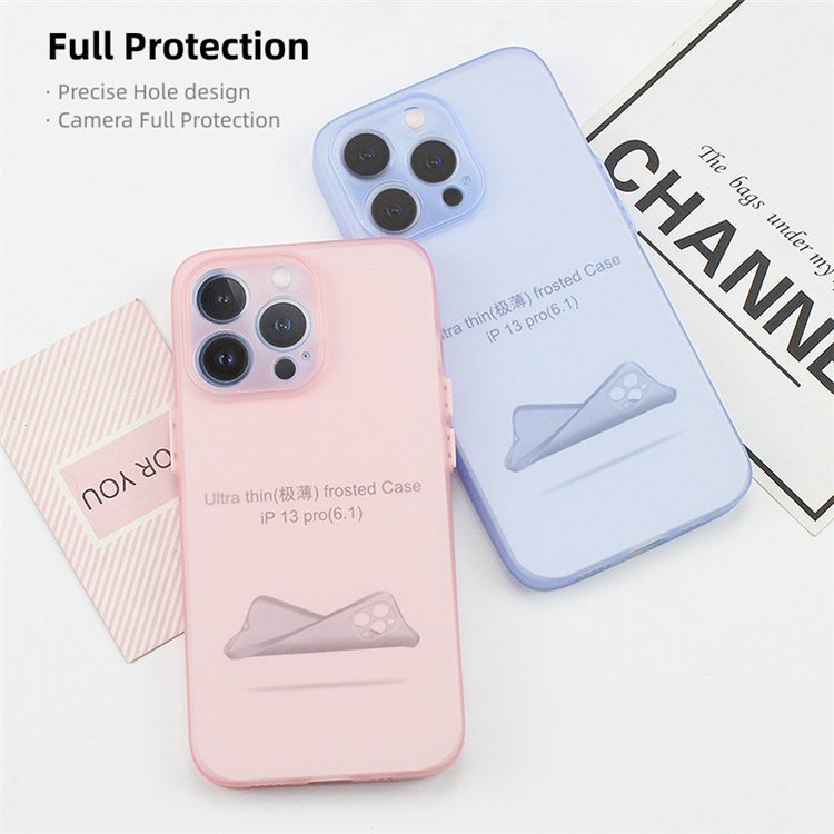 Semi-transparent Matte Phone Case for iPhone series Nude Skin-touch Soft TPU