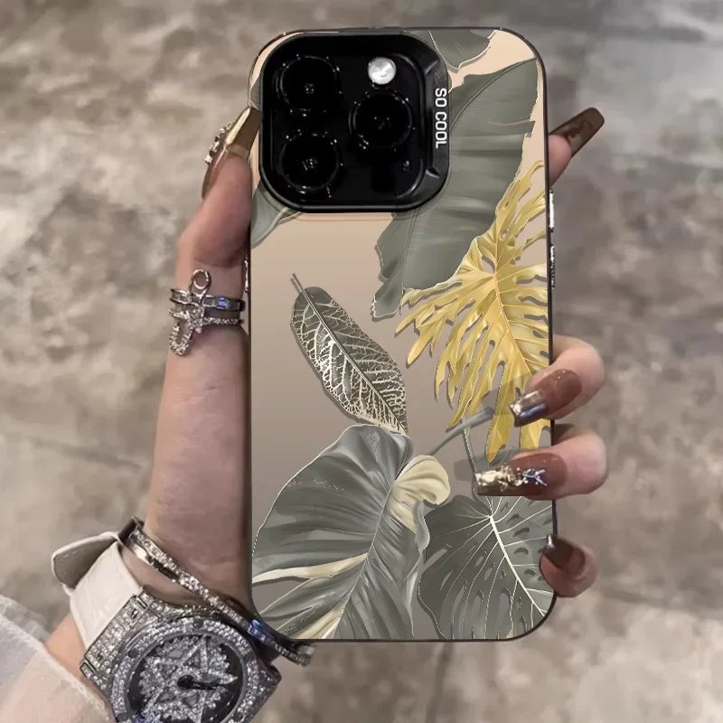 For IPhone15ProMax Case 11 12 13 14 Pro Max X XR XSMax 7/8/14/15 Plus 12 13Mini Fashion Painted Anti-falling Mobile Phone Case