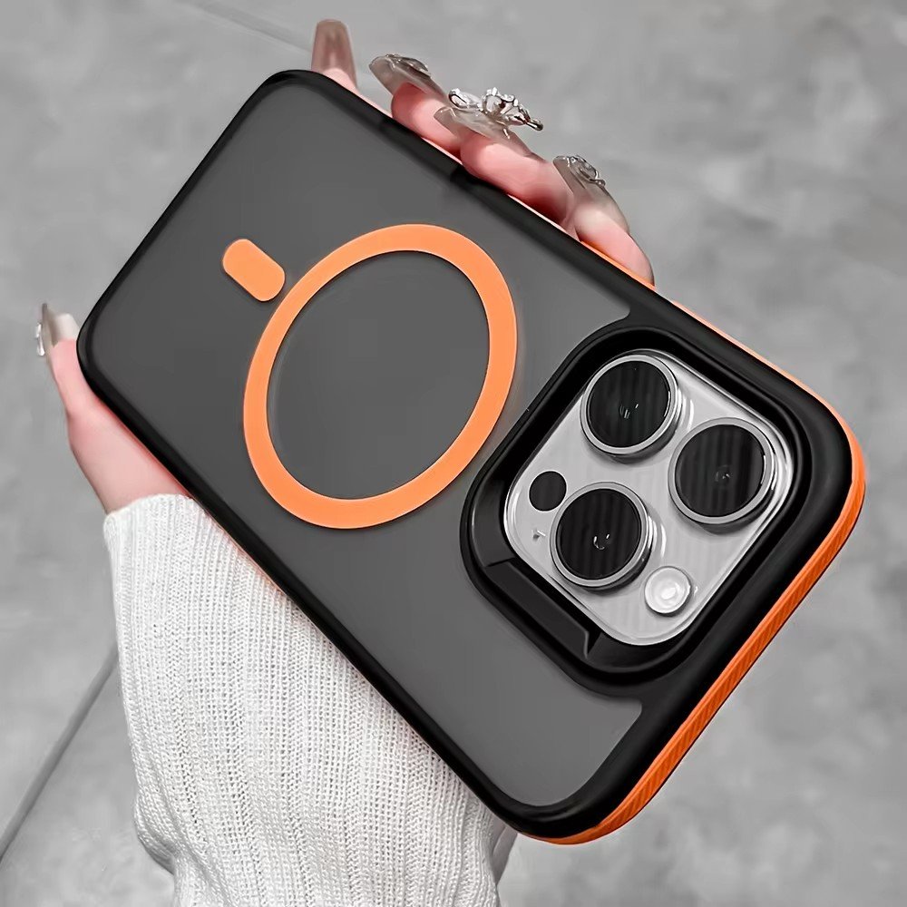 Luxury Shockproof Phone Case For iPhone 15 14 13 12 11 16 Pro Max Magnetic Mobile Cover Lens Camera Protection Cellphone Funda
