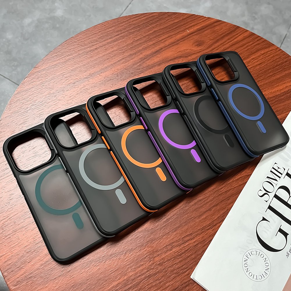 Luxury Shockproof Phone Case For iPhone 15 14 13 12 11 16 Pro Max Magnetic Mobile Cover Lens Camera Protection Cellphone Funda