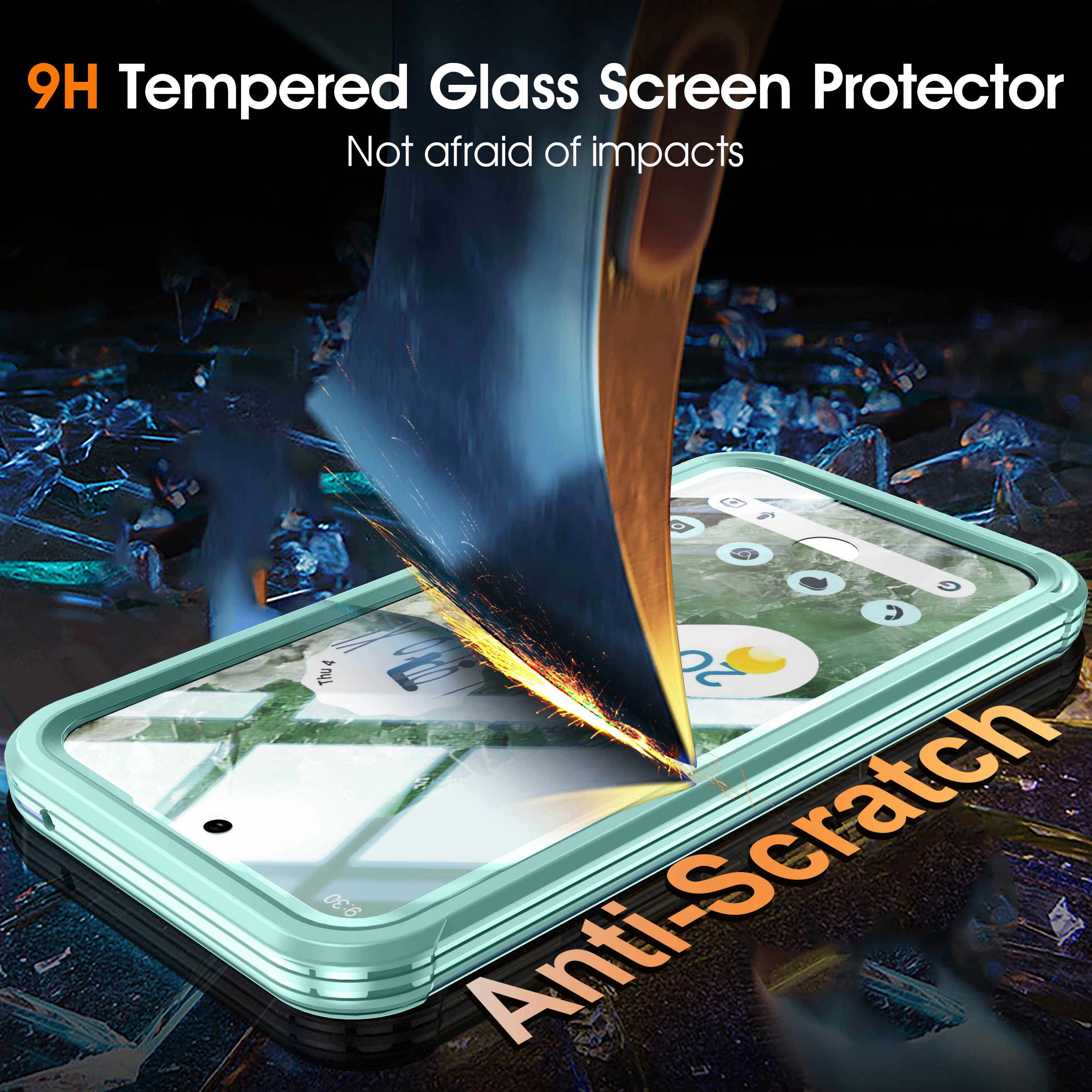 Factory Wholesale New 360 Degree Outsourced built-in screen Protector Professional Anti drop Phone case for Google Pixel 9/9 Pro