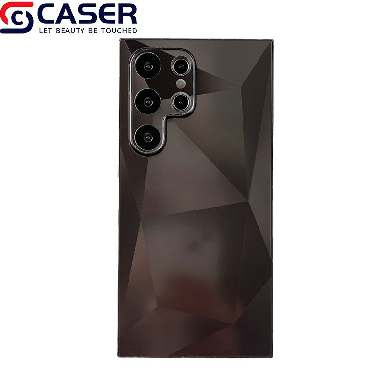 Luxury Plating Diamond Crystal Mobile Phone Cases Shockproof Matte Skin Touch Pone Cover For Samsung S24 Ultra/S23 Ultra plus