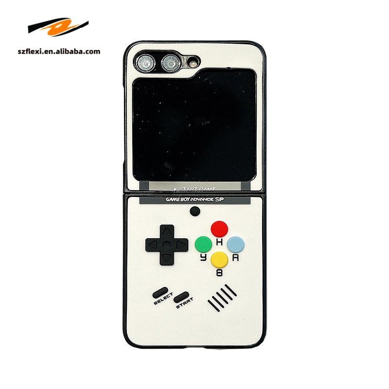 Creative Fun Stereo Game Console Fashion PC Mobile Phone Case For Samsung ZFlip Fold 3 4 5 6 S23 S24 Protection Case