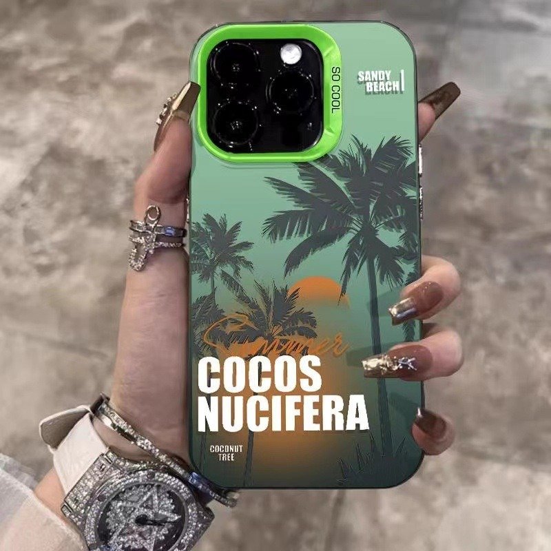 Trend Mobile Back Cover For iPhone 11 12 13 314 15 16 Pro Max Sunset Coconut Trees Phone Case