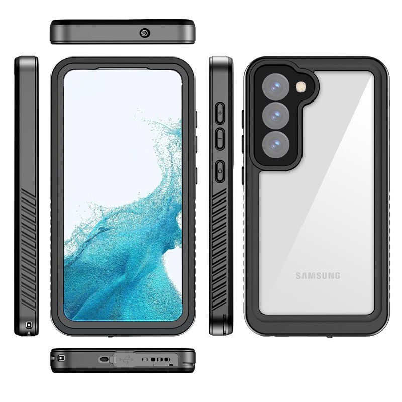 Clear Full Body Heavy Duty Protection IPX8 Shockproof Rugged Cover for Samsung S23 6.1inch Waterproof Phone Case