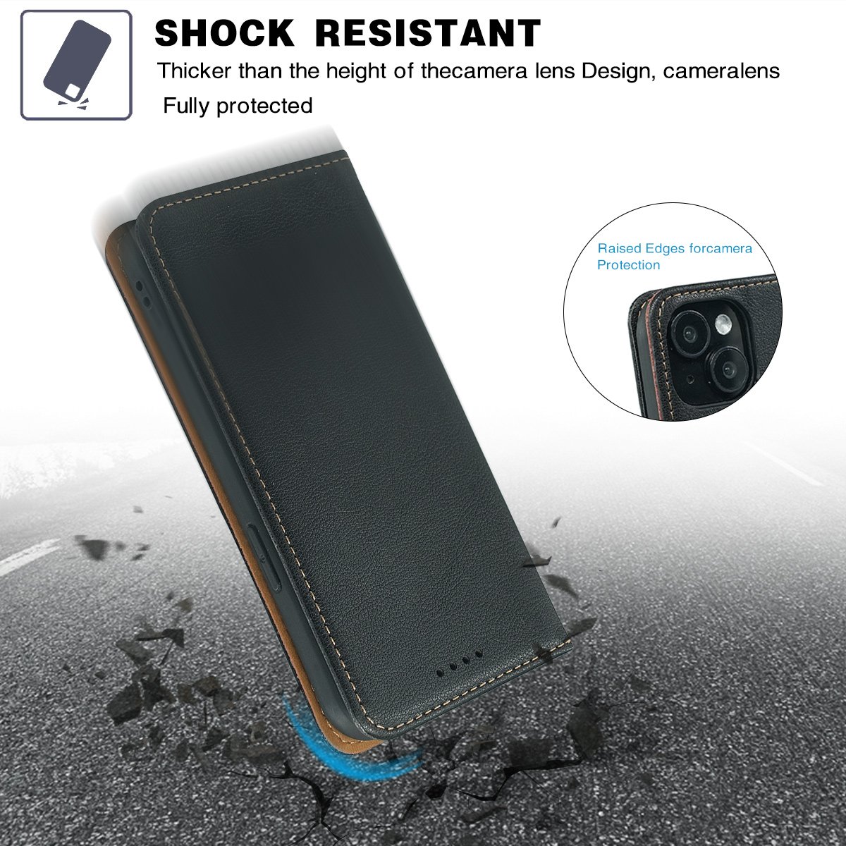 Popular RFID Card Holder Magnetic Wallet Leather Bag Flip Cover Mobile Phone Case for iPhone 12 13 14 16 Plus 15 Pro Max