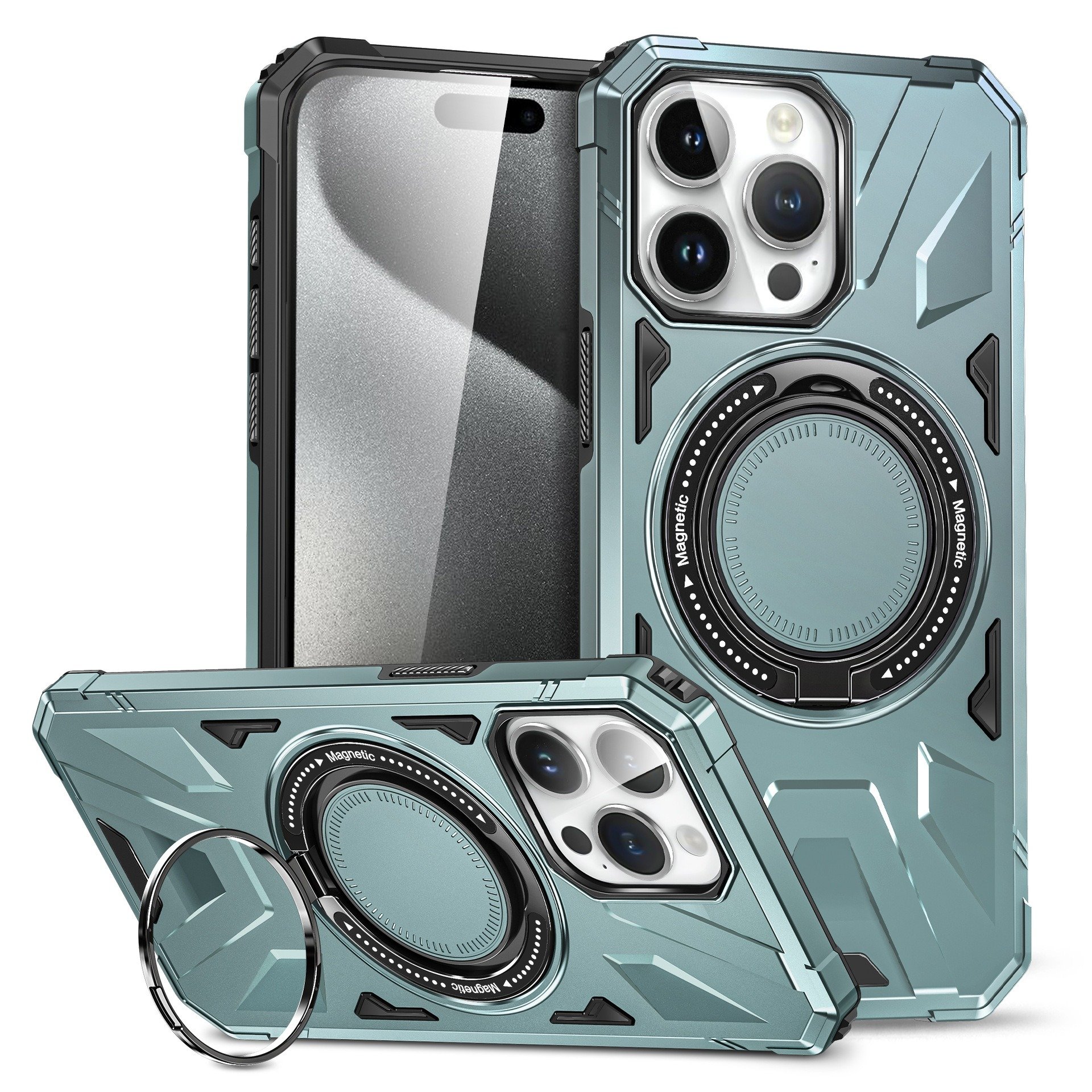 Fashion Plastic Full-wrap Drop-proof Protective Cell Phone Case For iPhone 11 12 13 14 15 Plus Pro Max Case