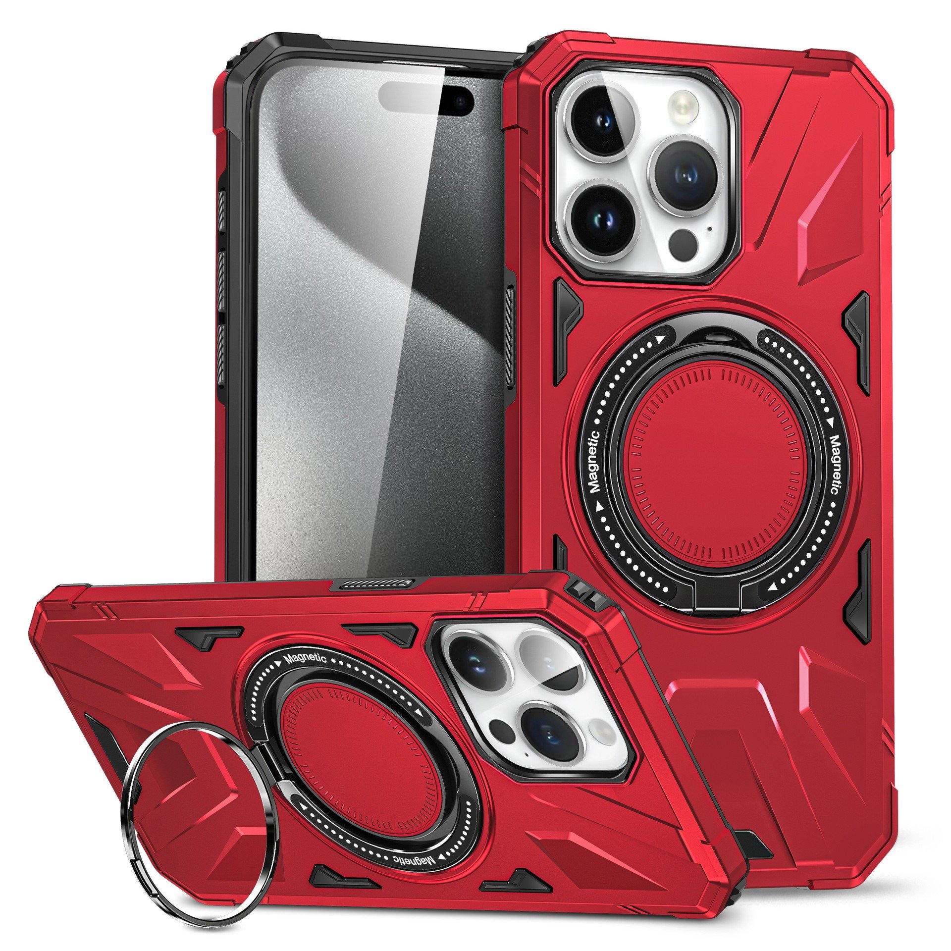 Fashion Plastic Full-wrap Drop-proof Protective Cell Phone Case For iPhone 11 12 13 14 15 Plus Pro Max Case