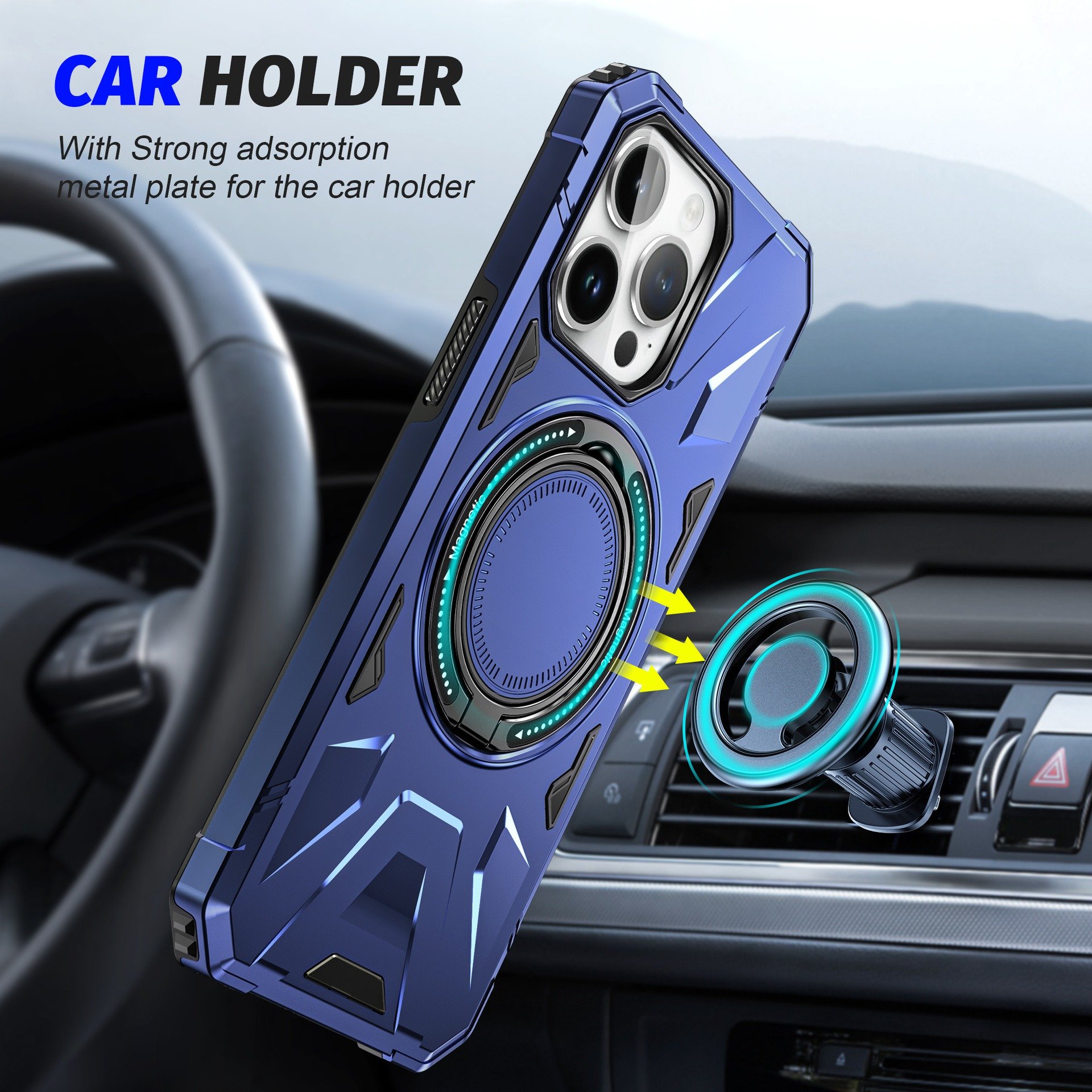Fashion Plastic Full-wrap Drop-proof Protective Cell Phone Case For iPhone 11 12 13 14 15 Plus Pro Max Case