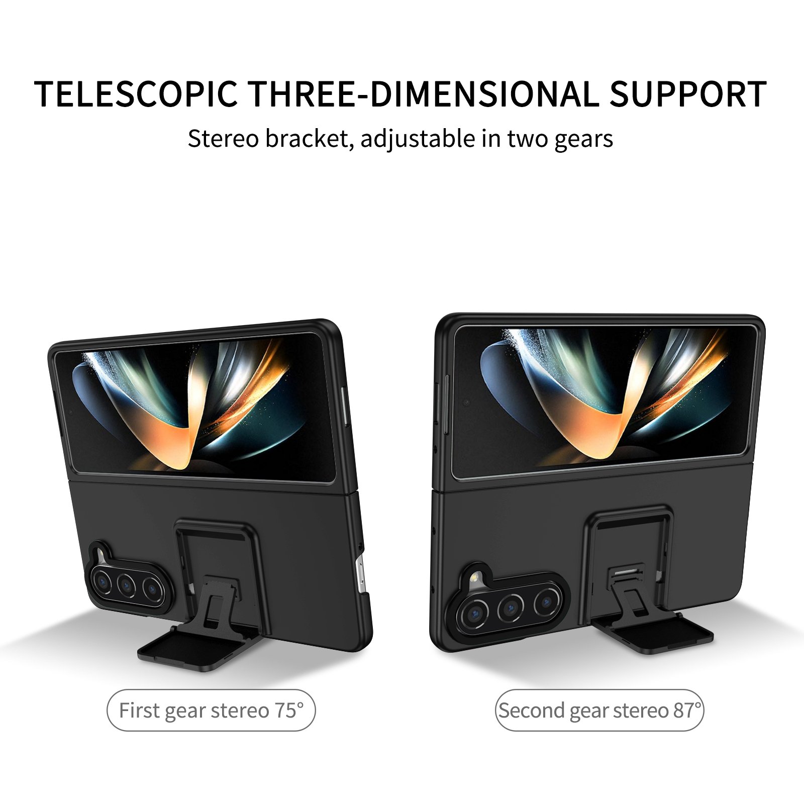 manufacture factory supplier new trending product 2023 shockproof hard kickstand case for samsung z fold 5 z flip 4 3