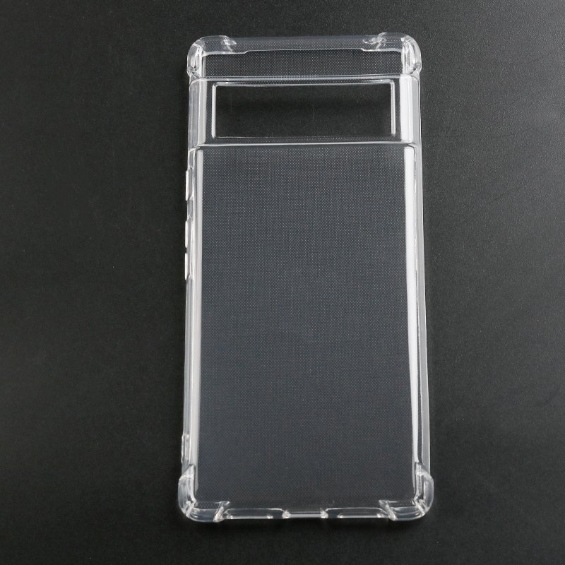 Clear Soft TPU Case For Google Pixel 9 Pro XL 8 7 6 Pro 5a 4 3a Shockproof Protective Phone Case Transparent Back Cover