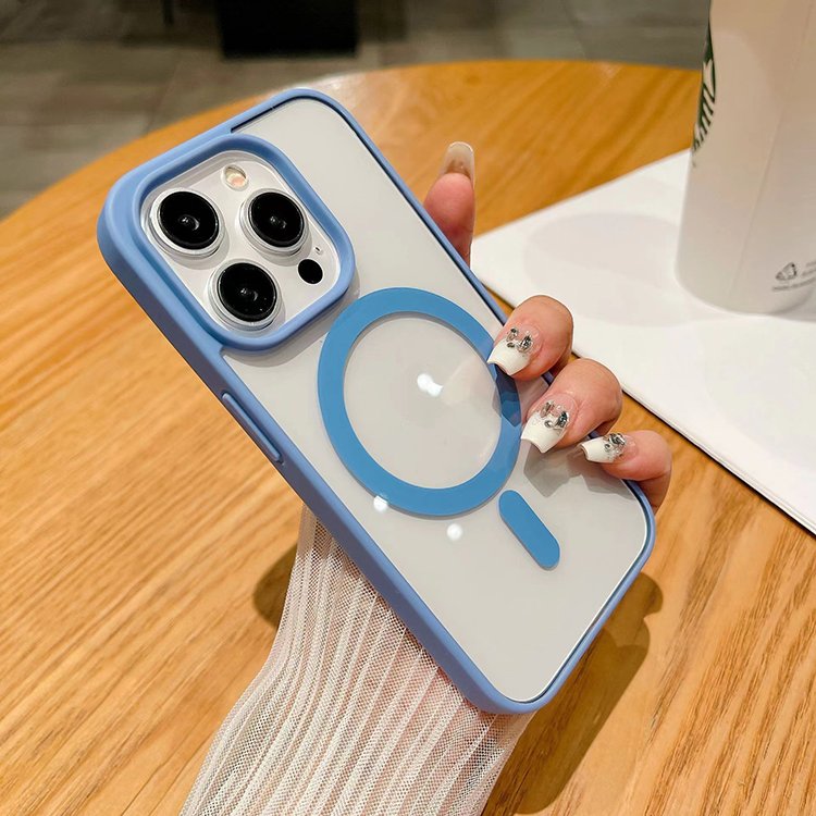 Magnetic Wireless Charging Colorful Luxury Phone Case For Iphone 15 14 13 12 Mini 11 Pro Max Xs X Xr 7 8 Plus