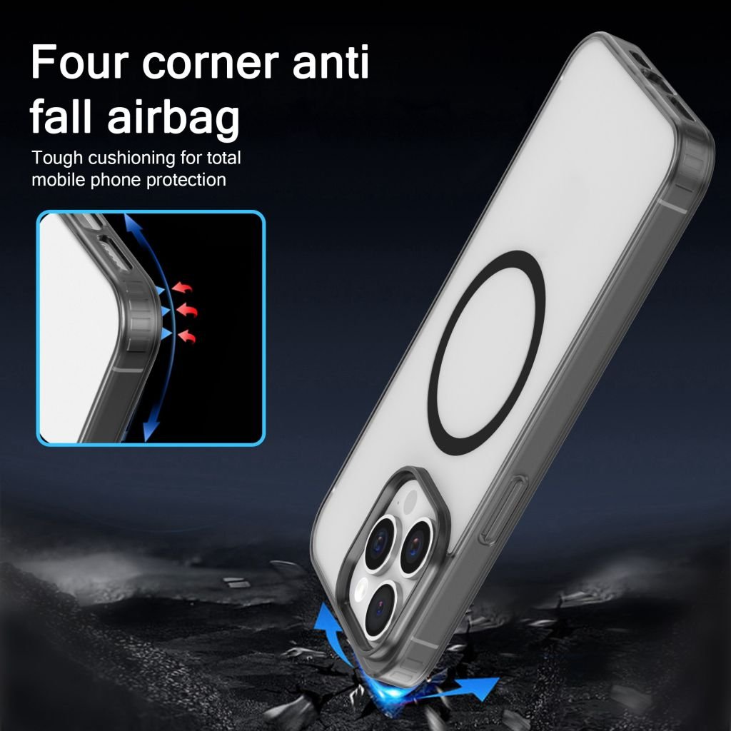 2024 New Design Transparent Color Magnetic Mobile Phone Case For iPhone 16 15 14 13 12 Pro Max 11 High Quality Shockproof