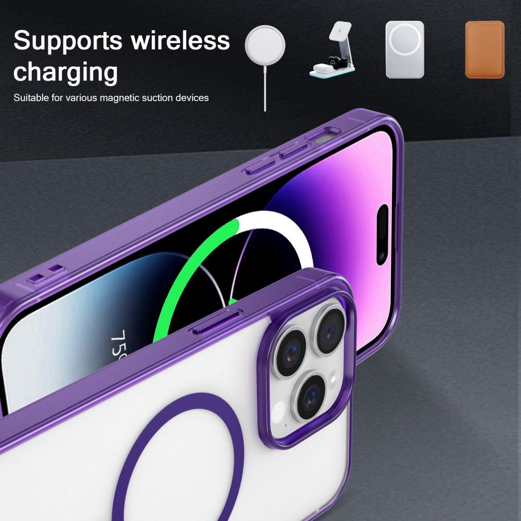 2024 New Design Transparent Color Magnetic Mobile Phone Case For iPhone 16 15 14 13 12 Pro Max 11 High Quality Shockproof