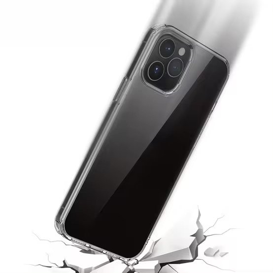 For iPhone 16 Plus Clear Phone Case Shockproof Transparent Hard PC Clear Back TPU Border for iPhone 15 Pro Max Hard Clear Case