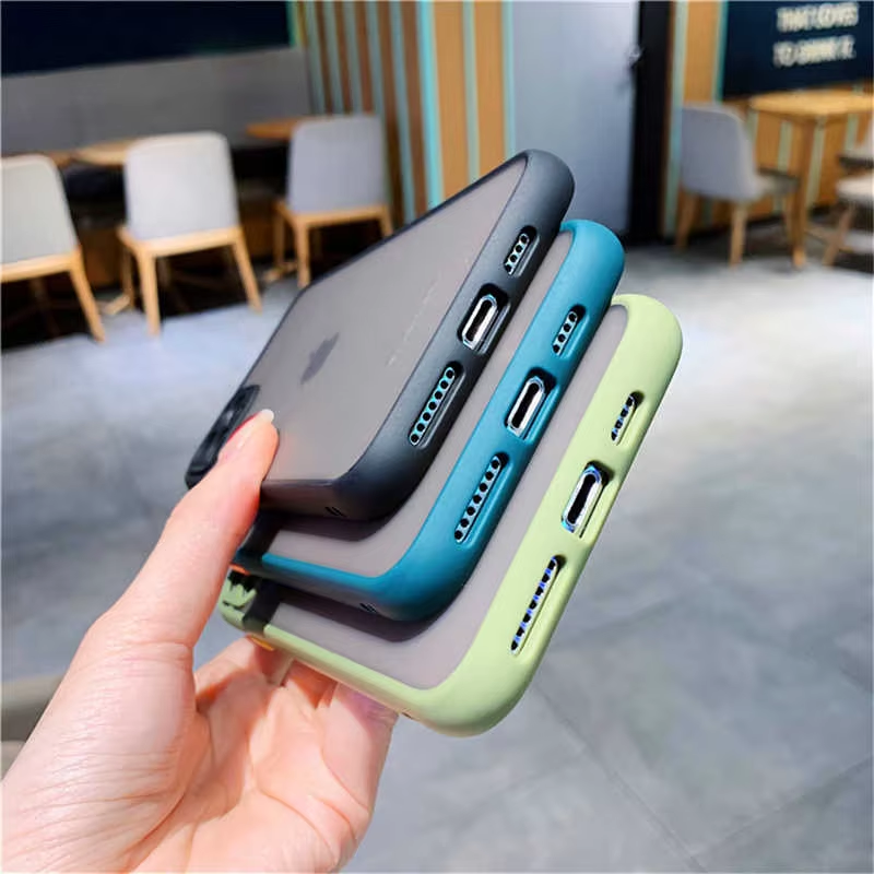 Translucent Matte Mobile Cover Tpu Pc Accessories Skin Fell Handset Back Cover Mobile phone protective case