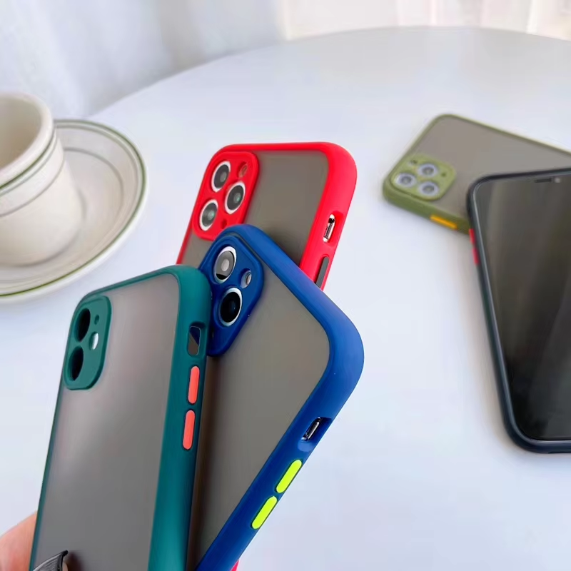 Translucent Matte Mobile Cover Tpu Pc Accessories Skin Fell Handset Back Cover Mobile phone protective case