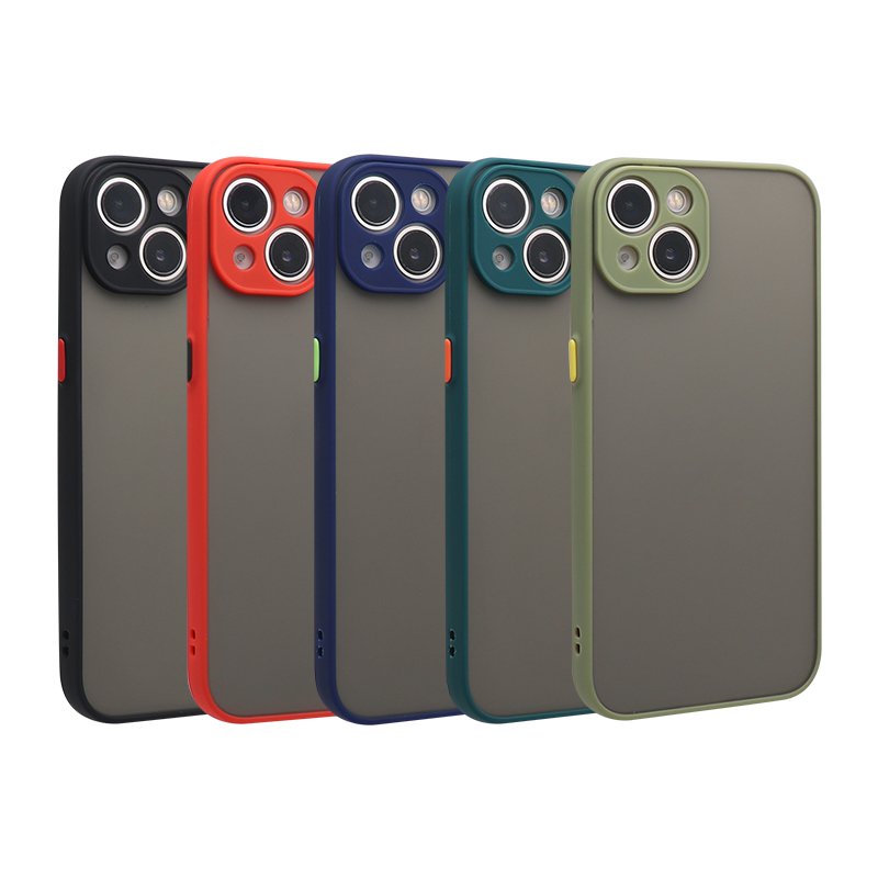 Translucent Matte Mobile Cover Tpu Pc Accessories Skin Fell Handset Back Cover Mobile phone protective case
