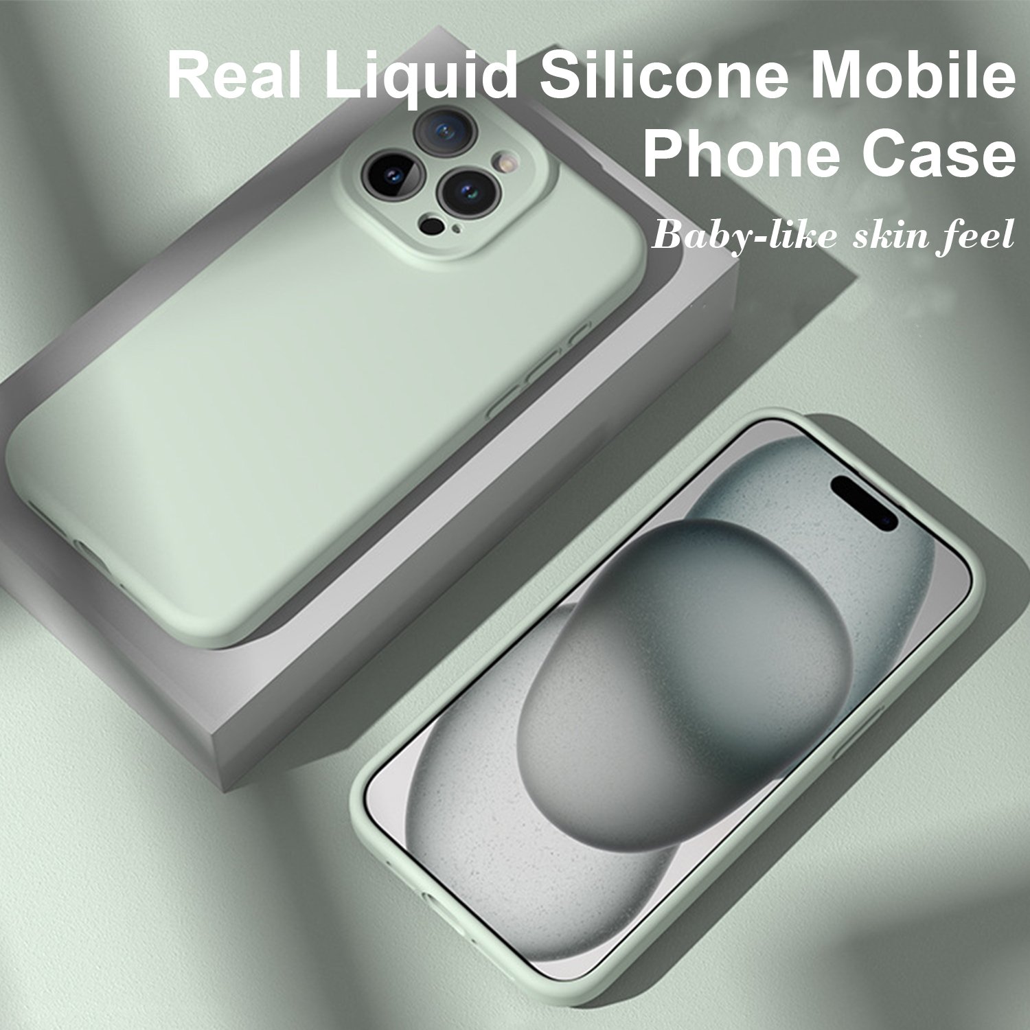 Shockproof Original Real Silicon Cover Soft Microfiber Liquid Silicone Mobile Phone Case For iPhone 16 15 14