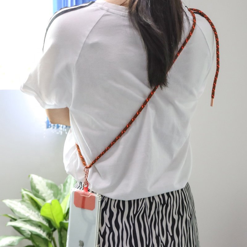 Hot Sale Mobile Phone Accessories Universal Crossbody Necklace Patch Strap Tab Lasso Tether Cell Phone Case Lanyard For Iphone