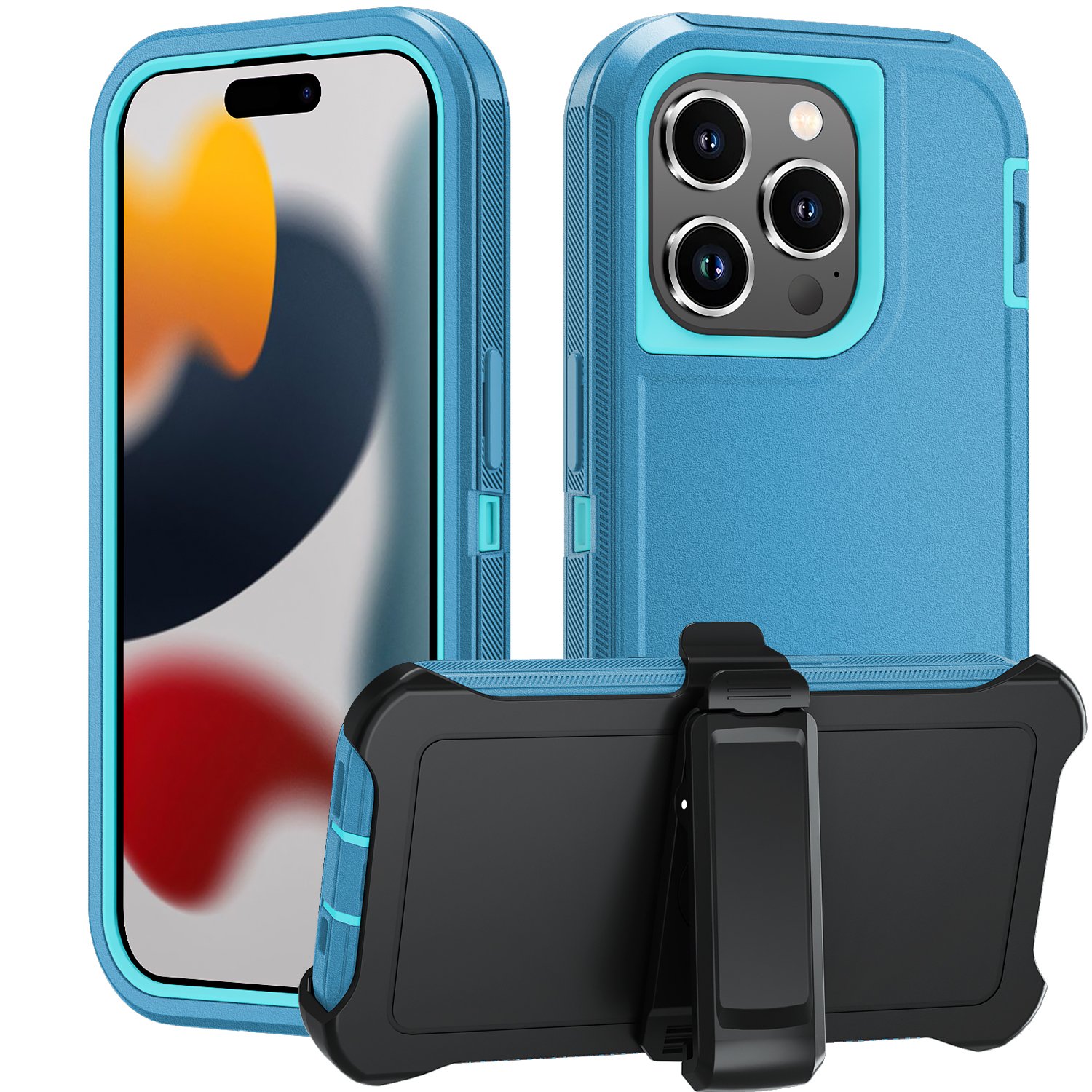 Leyi best popular product PC TPU new design with clip custom mobile phone cases for iphone 15 15 plus 15 pro 15 pro max