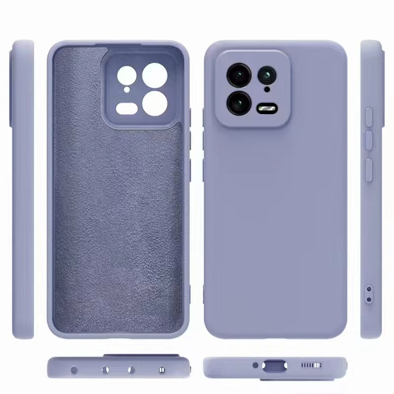 Liquid Silicon TPU Mobile Phone Case For Samsung S24 Ultra S23 Plus S22 Shockproof Back Cover For Galaxy A15 A05S A14 A34 A54 5G