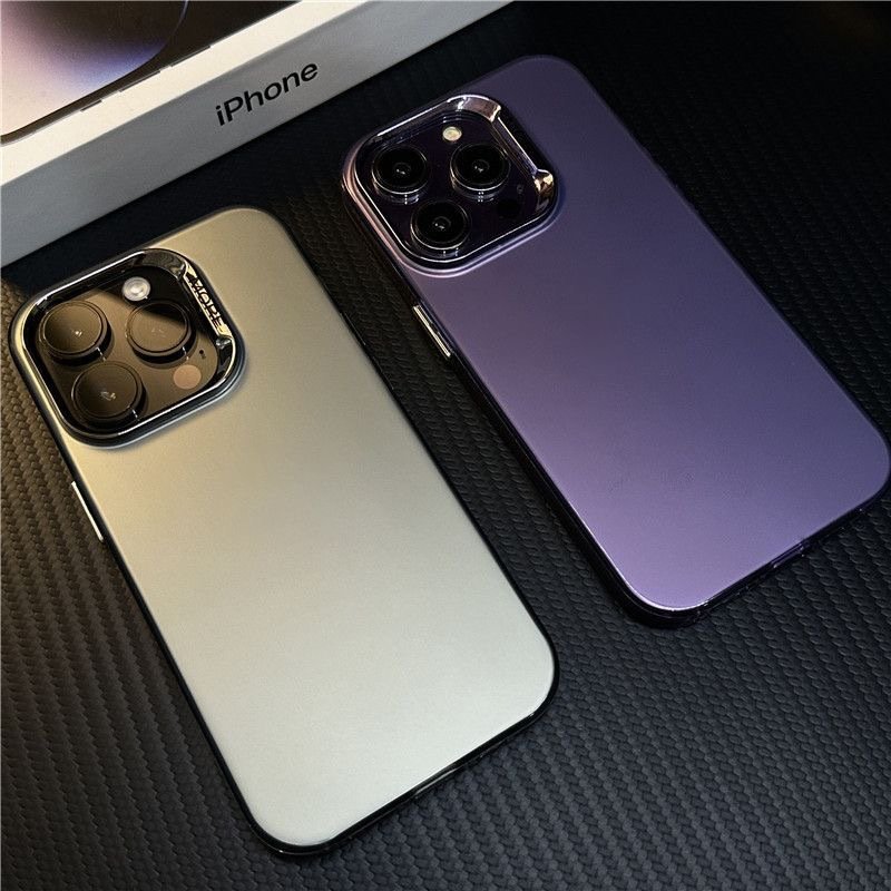 Fashion Plating Frosted Matte IMD Phone Case for iPhone 15 14 13 12 11 Pro Max Hard PC Back Cover